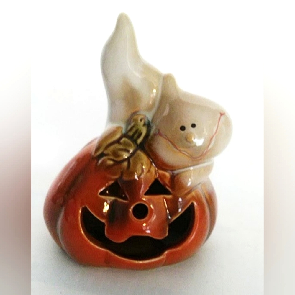 Pumpkin & Ghost  Figure
